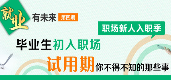 試用期你不得不知道的那些事兒 
