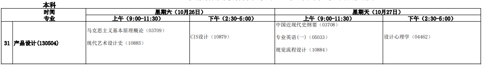 2024年10月安徽省自考考試安排